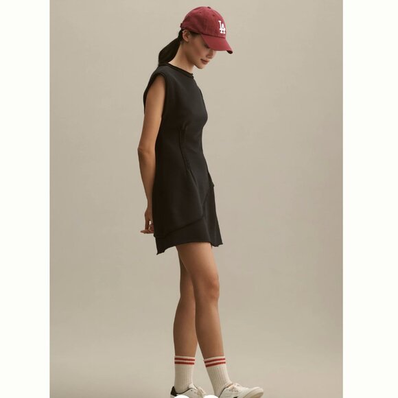 Daily practice pintuck mini dress BLACK (size M)- NWOT - Picture 2 of 5